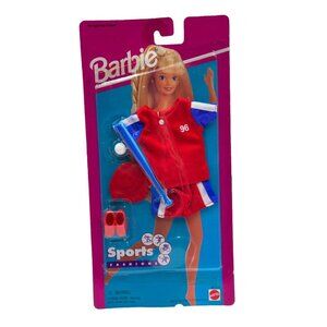 Vintage NIP 1995 Barbie Sports Fashions Softball Outfit Uniform 68312-91